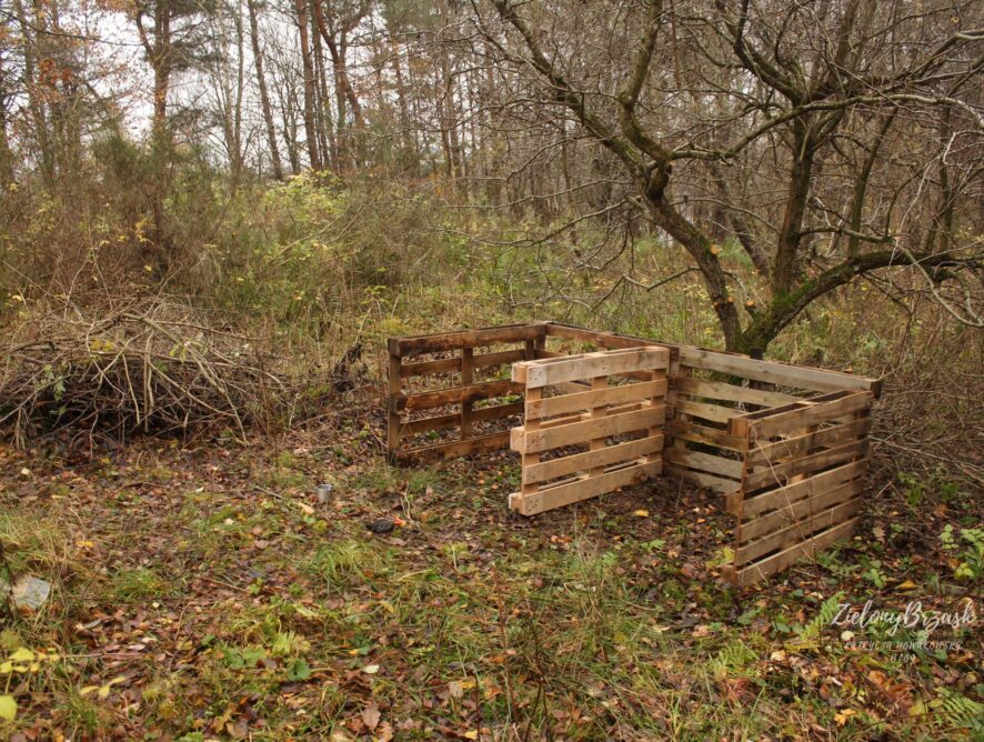 Kompostownik z palet - proste, a cieszy